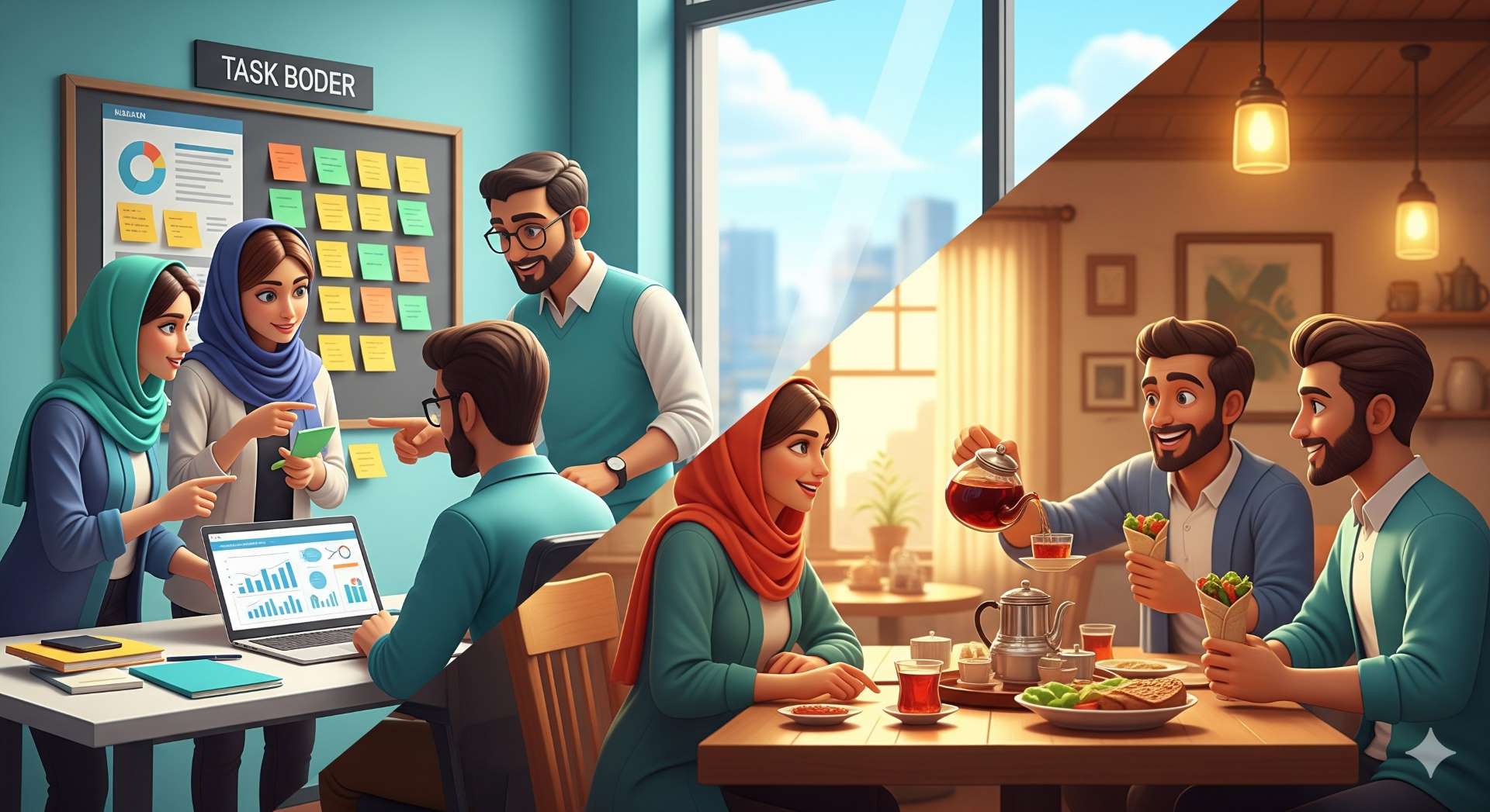 آیا باید با همکاران روابط خارج از کار داشته باشیم؟